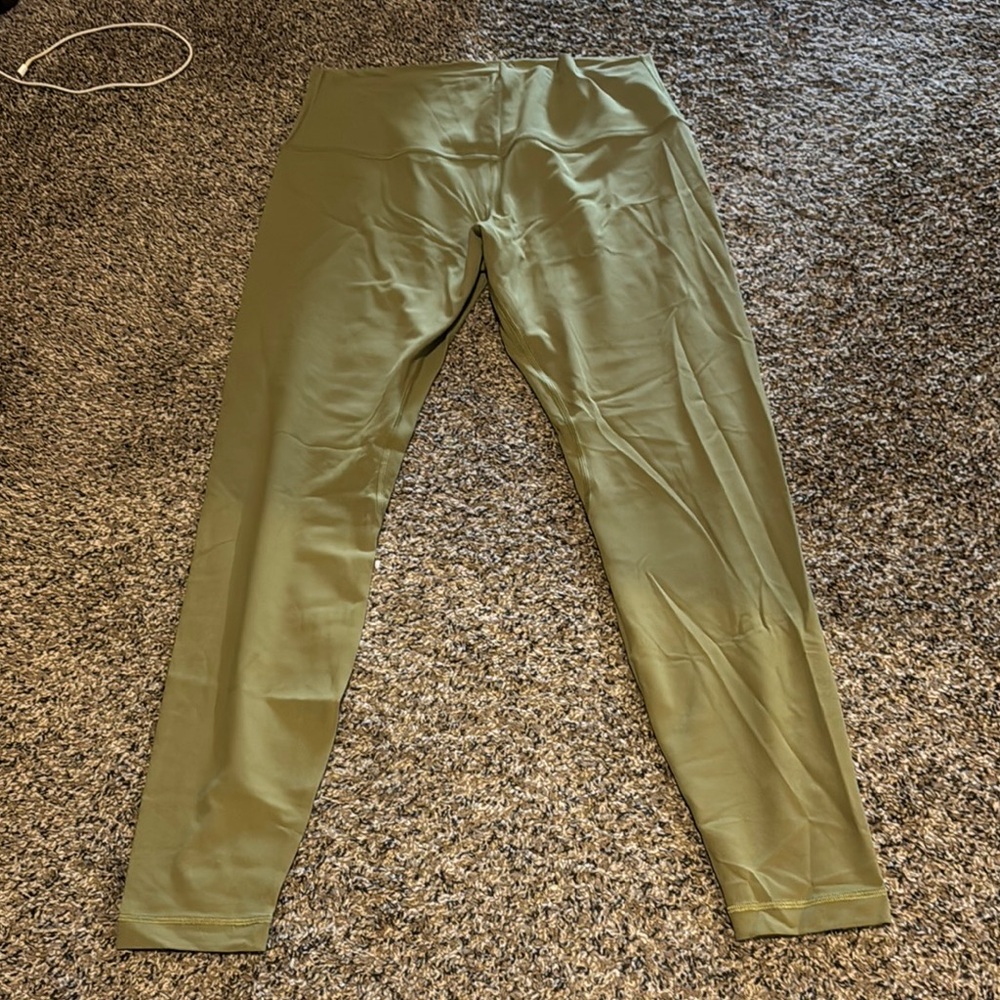 lululemon athletica Olive Green High-Rise Leggings